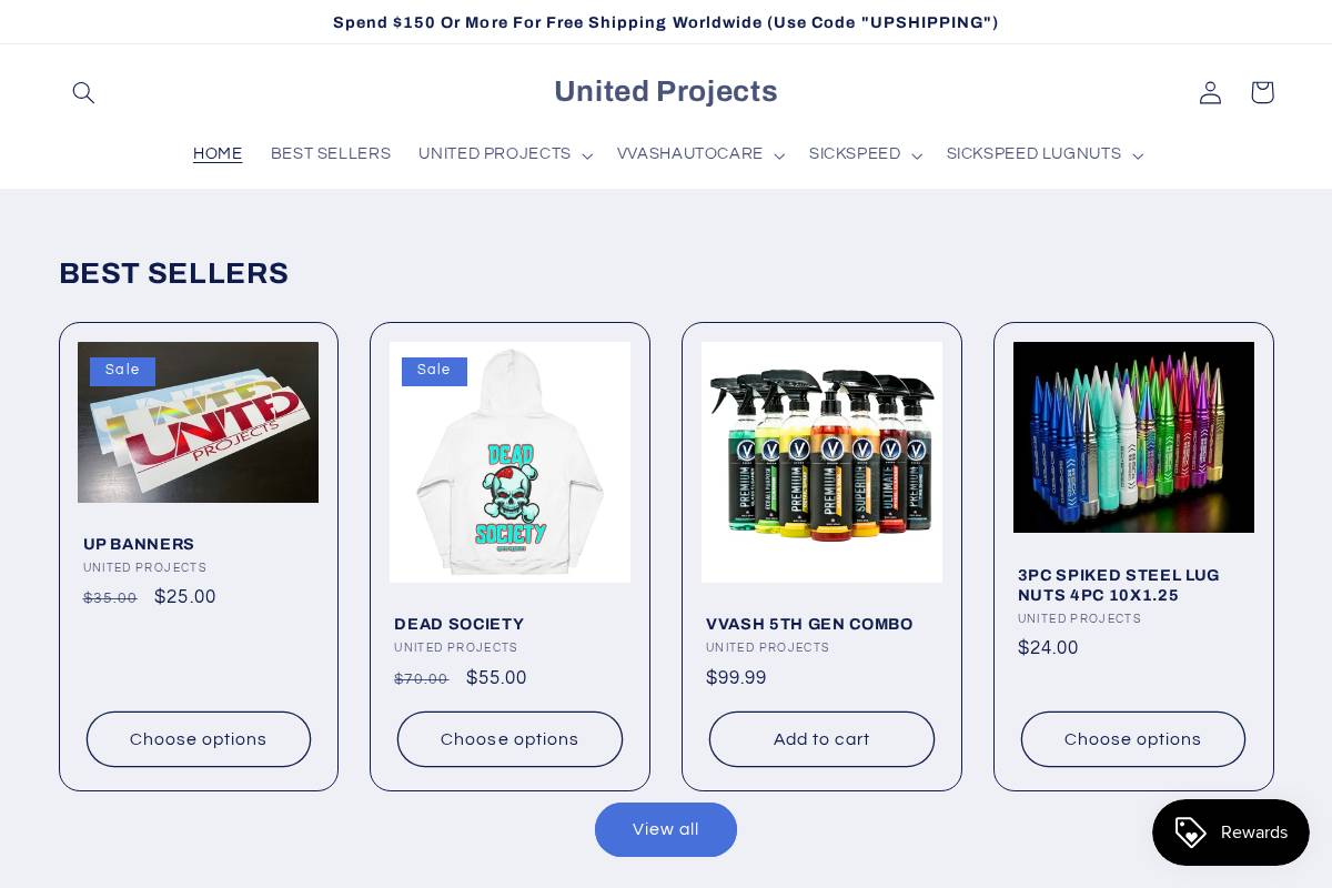 unitedprojects.us homepage screenshot