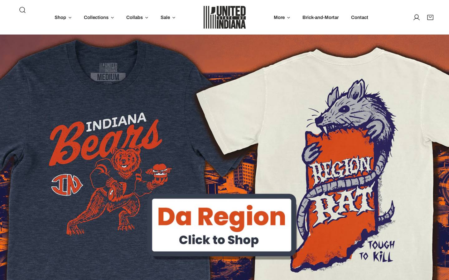 unitedstateofindiana.com homepage screenshot