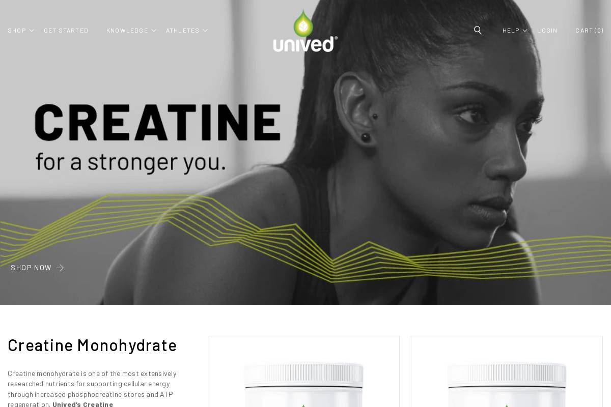 unived.com homepage screenshot