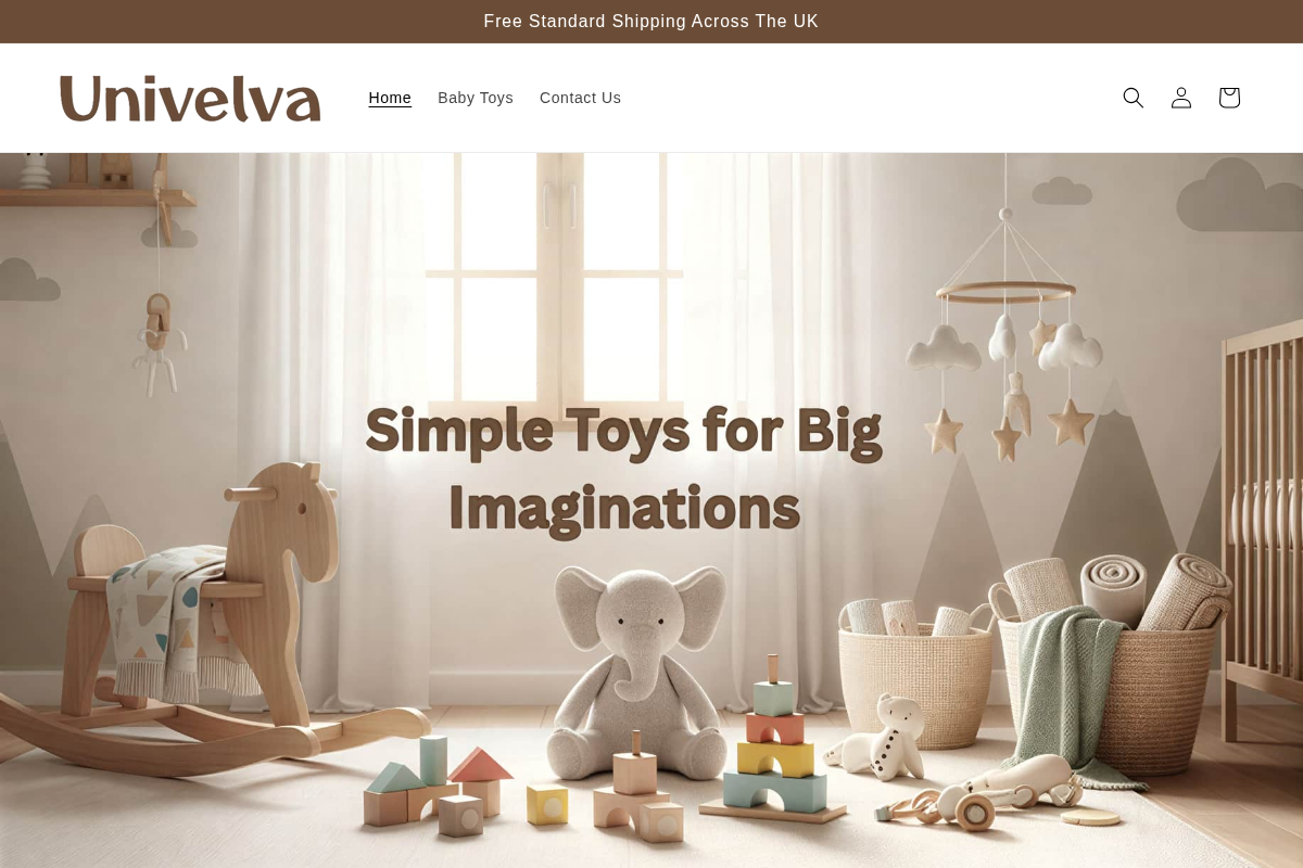 Univelva homepage screenshot