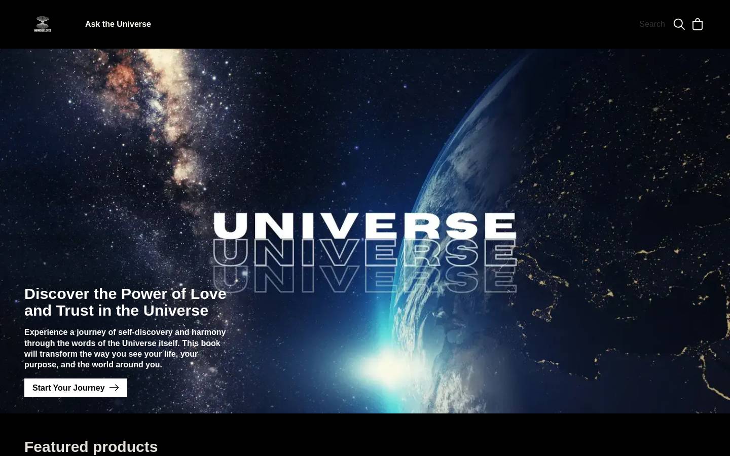 universeloves.com homepage screenshot