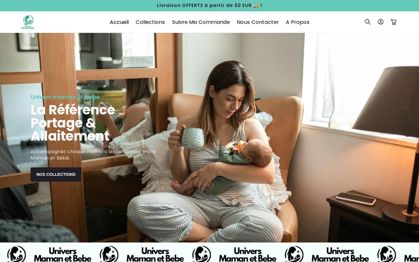 universmamanetbebe.com homepage screenshot