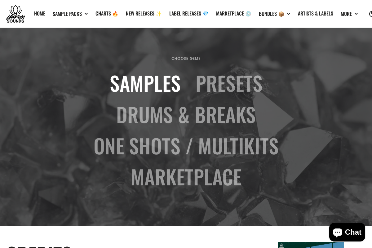 unkwnsounds.com homepage screenshot