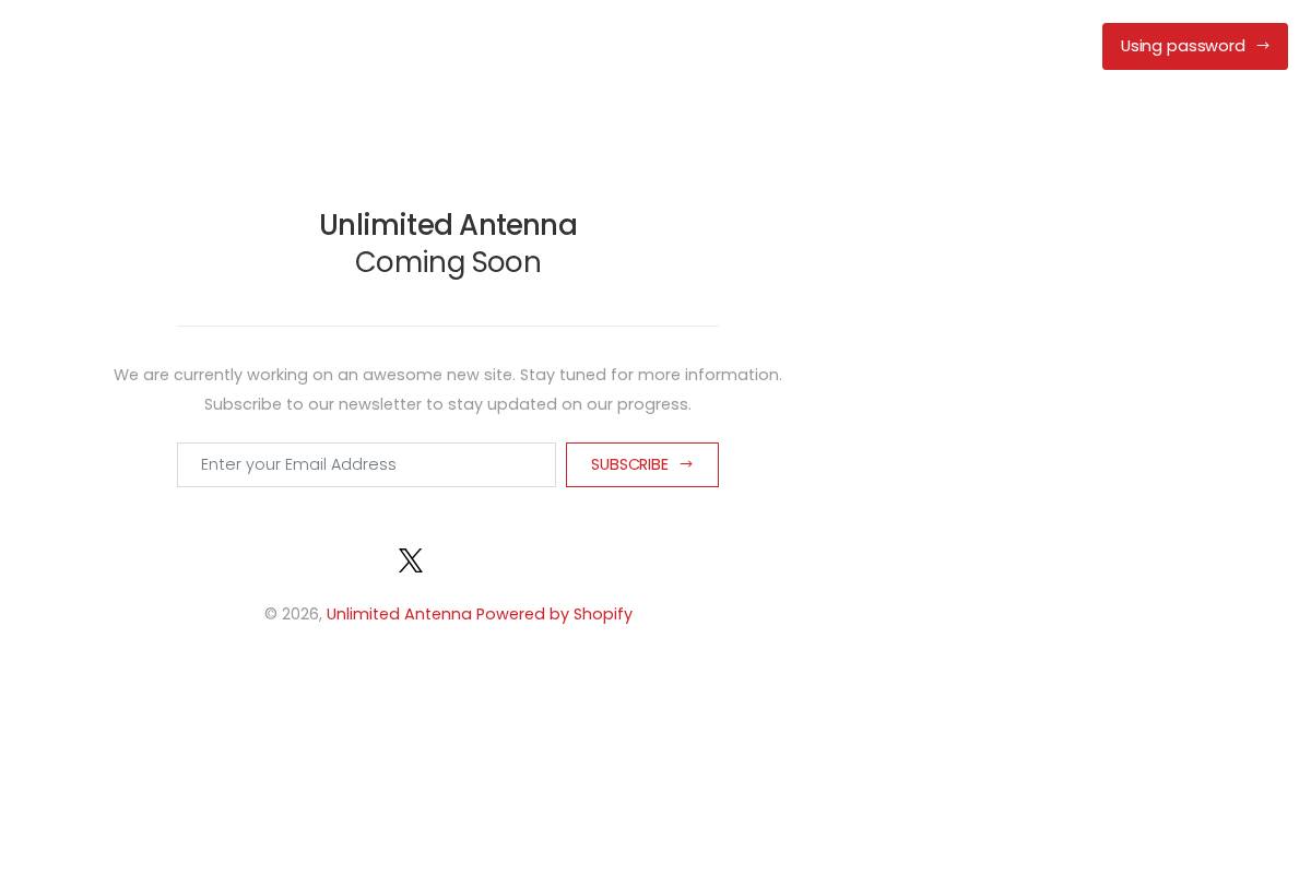 unlimitedantenna.com homepage screenshot