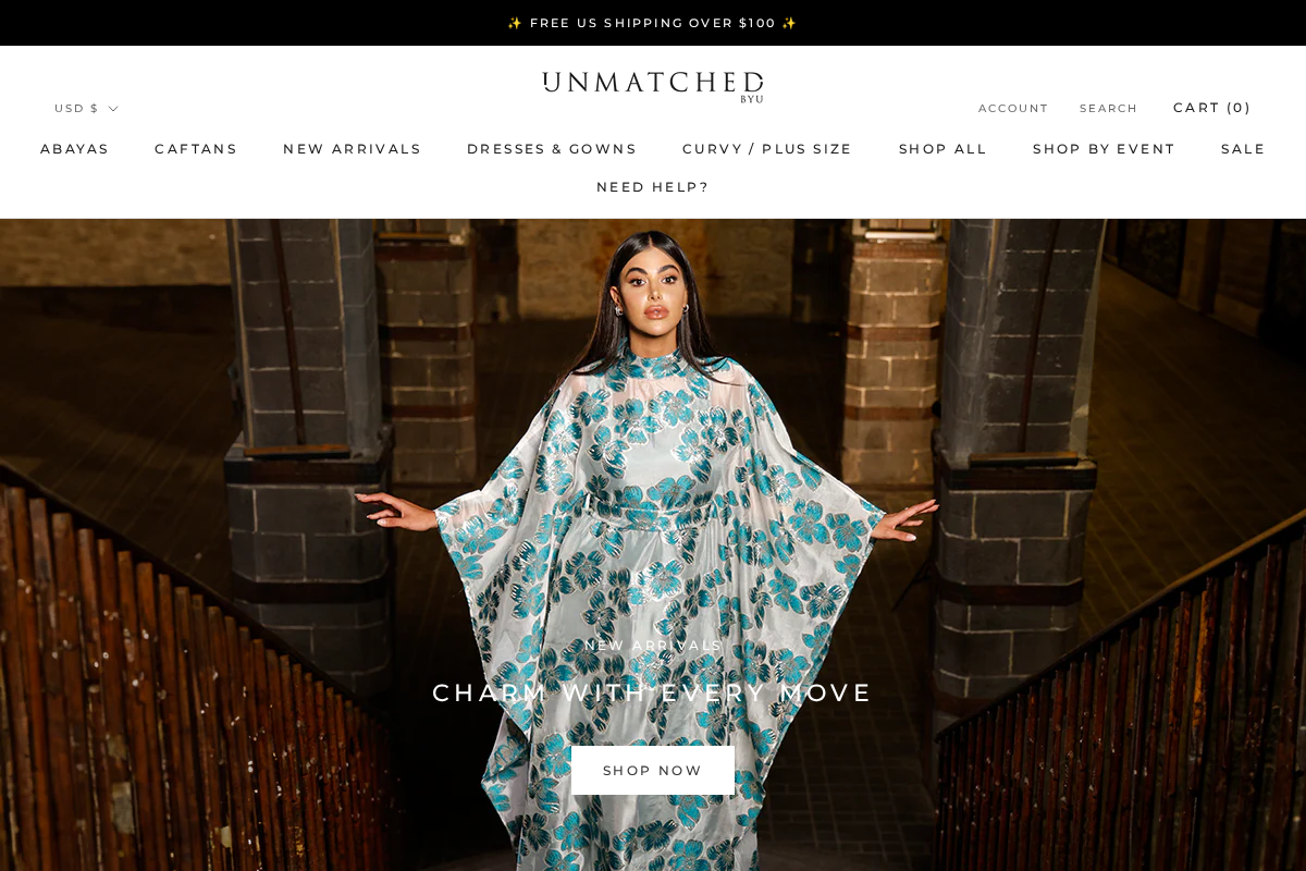 Unmatched BYU homepage screenshot