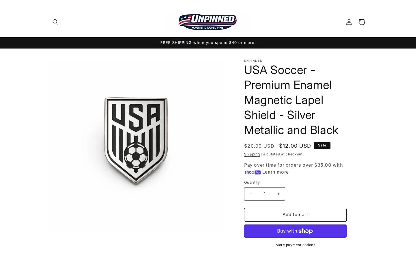 unpinned.shop homepage screenshot