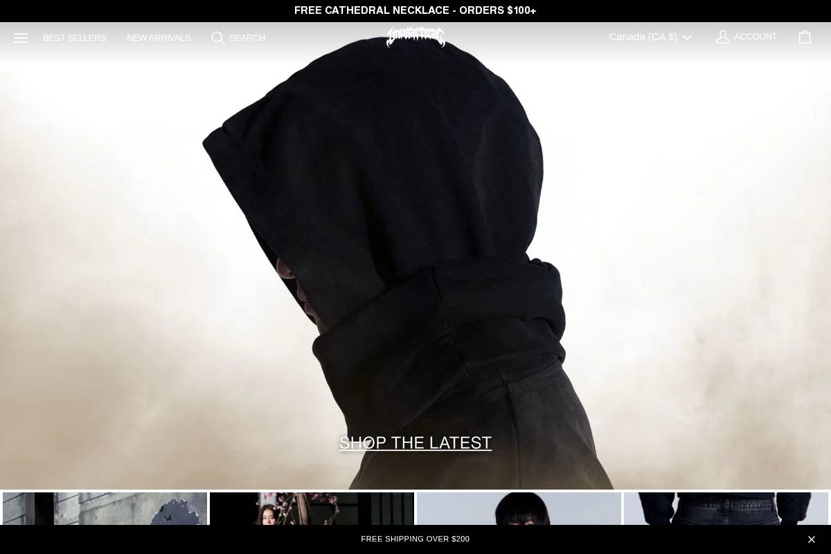 Unpractical homepage screenshot