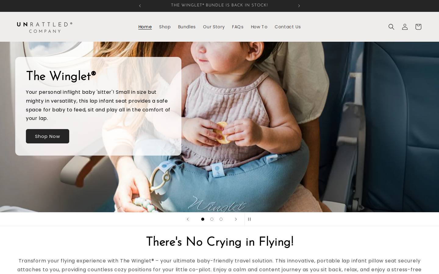 unrattledco.com homepage screenshot