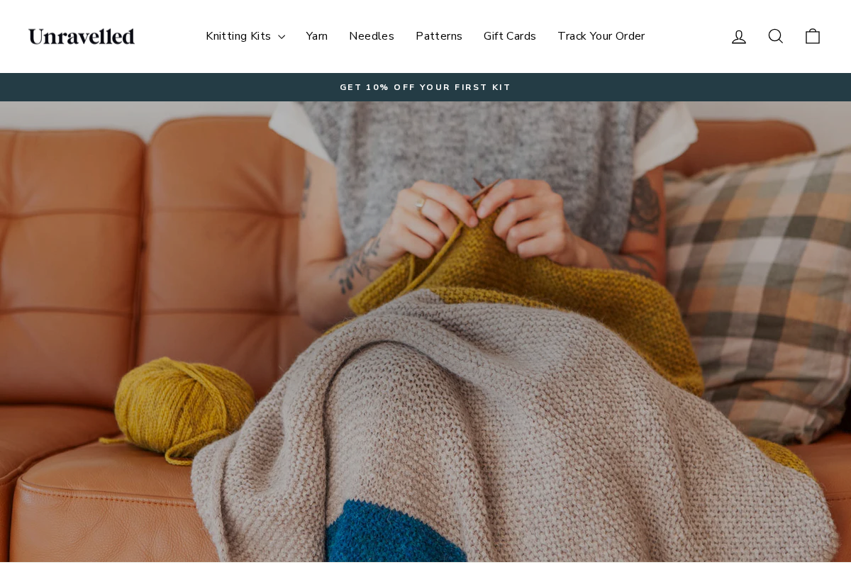 Unravelled homepage screenshot