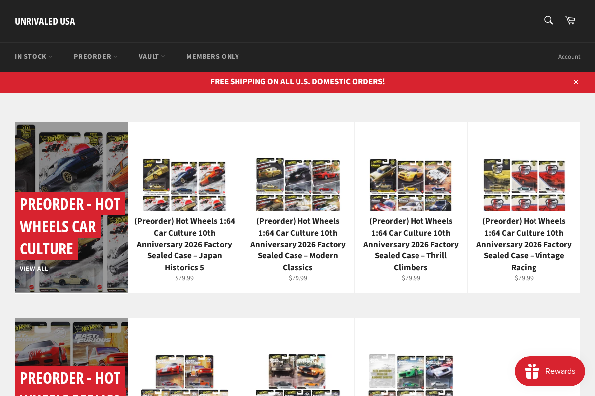 Unrivaledusa homepage screenshot