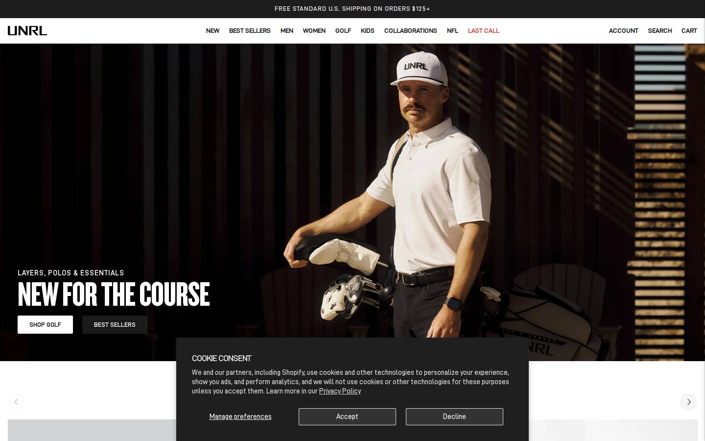 unrl.com homepage screenshot