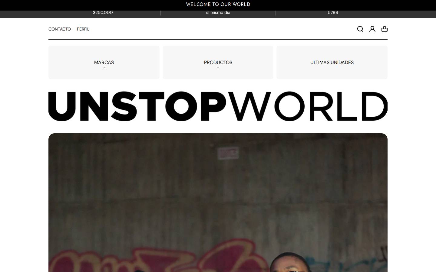 unstopworld.com homepage screenshot