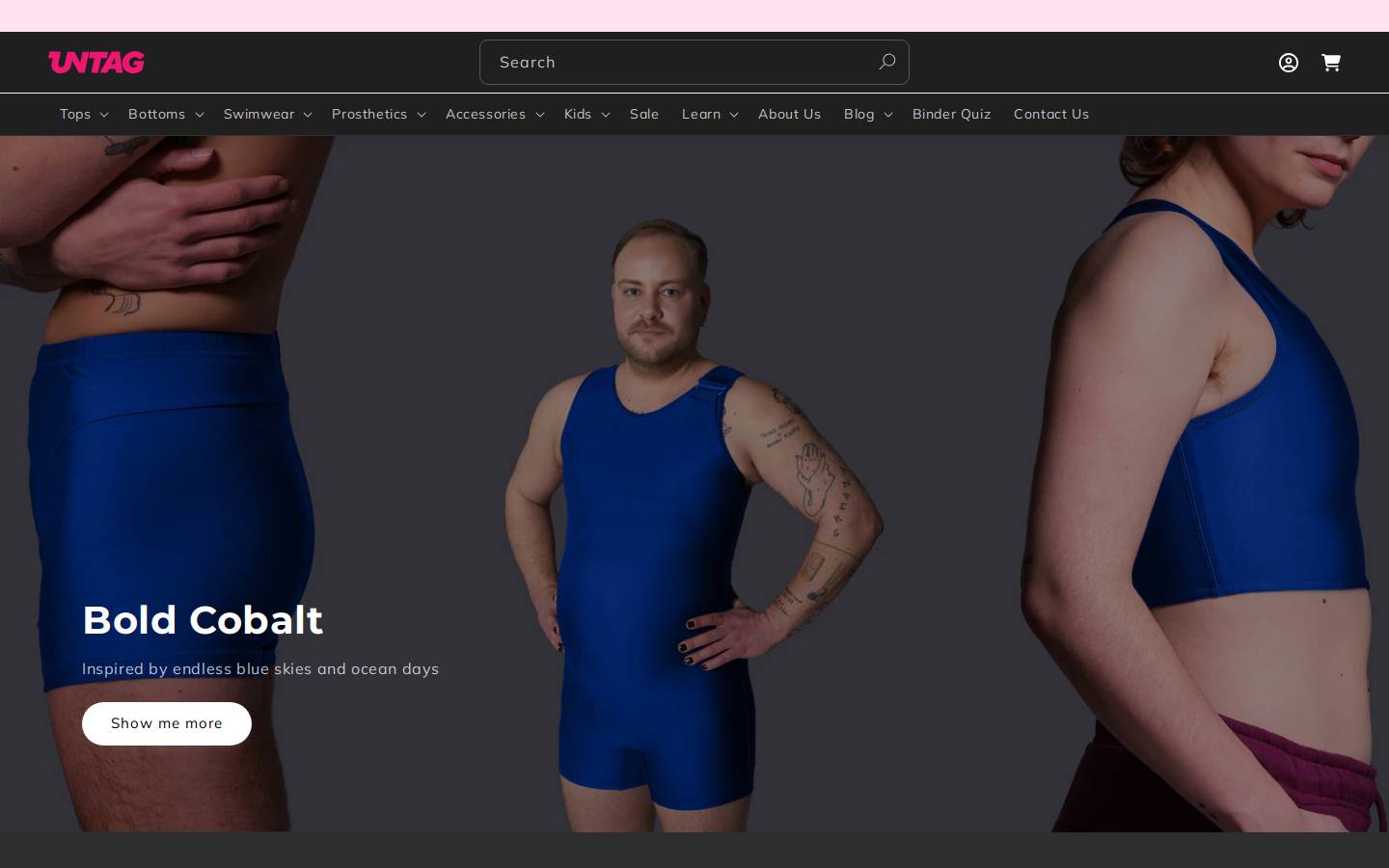 Untag homepage screenshot