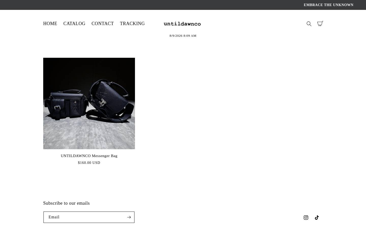 untildawnco.com homepage screenshot