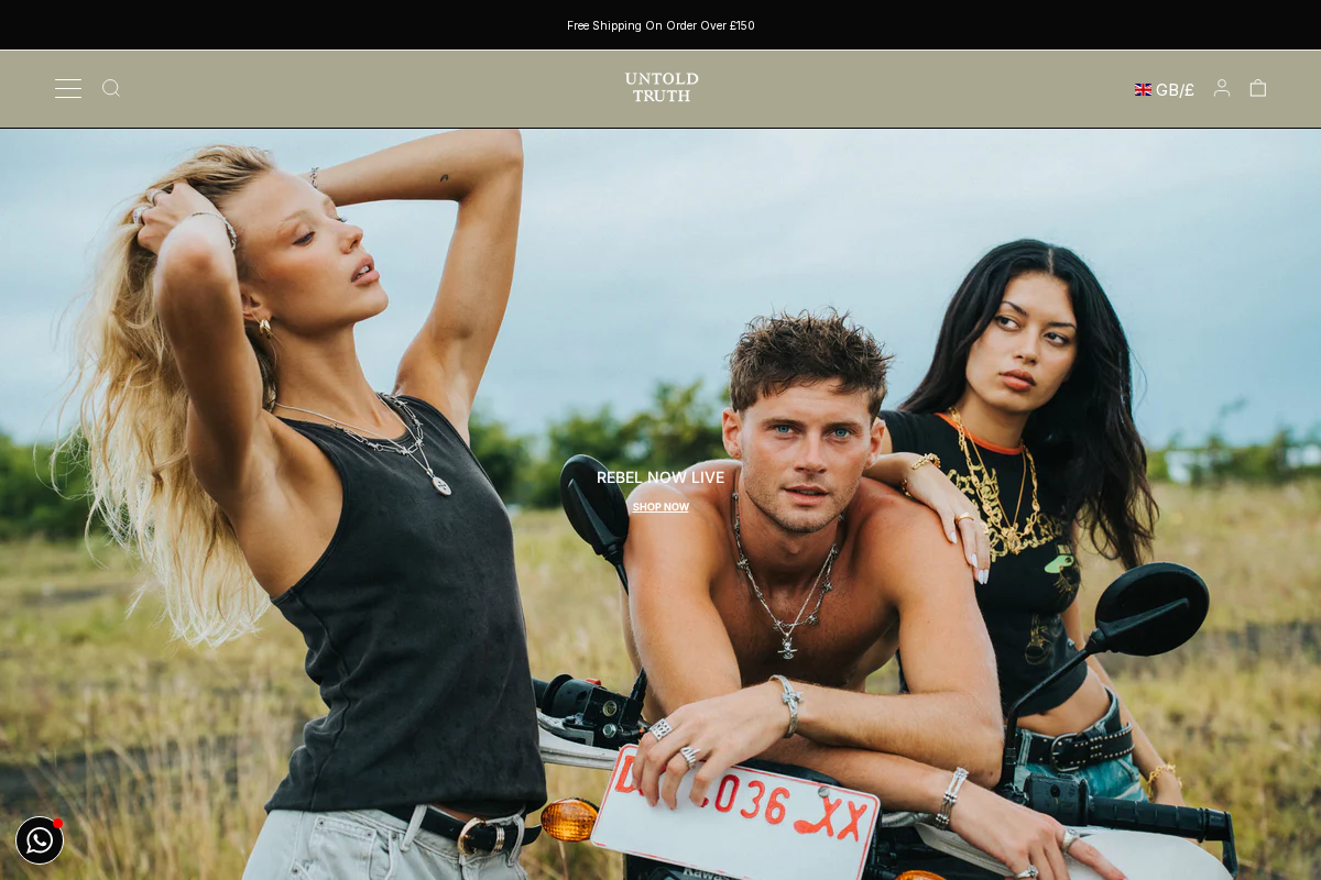 untold-truth.com homepage screenshot