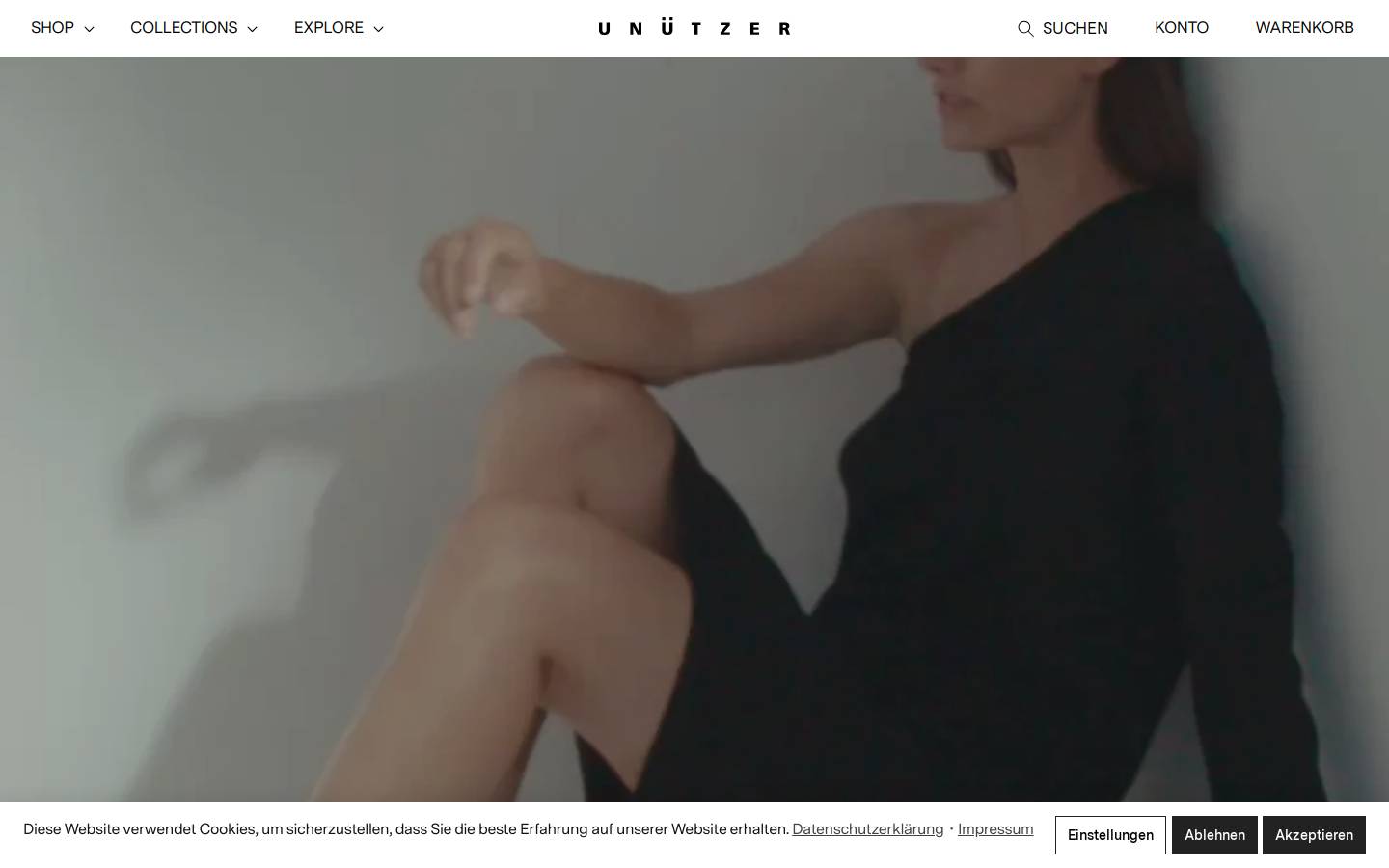 Unuetzer homepage screenshot