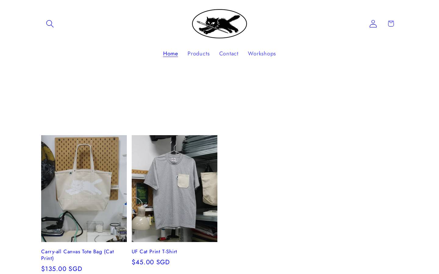 unusual-felines.com homepage screenshot