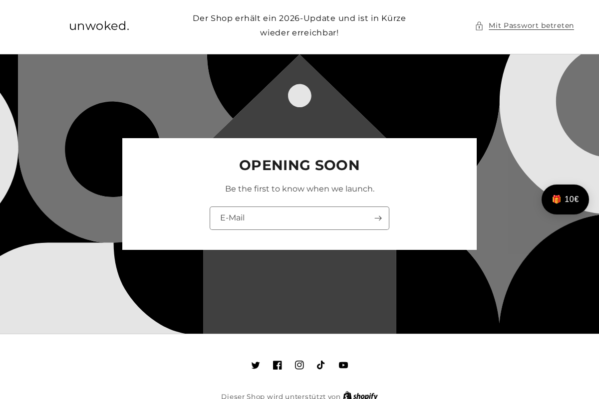 unwoked.de homepage screenshot