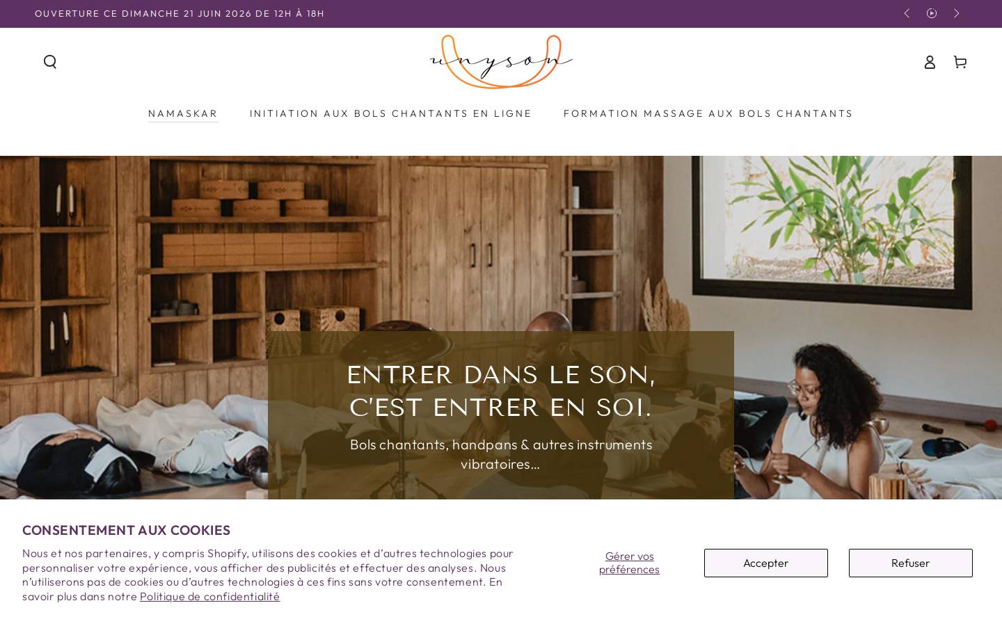 unyson.fr homepage screenshot