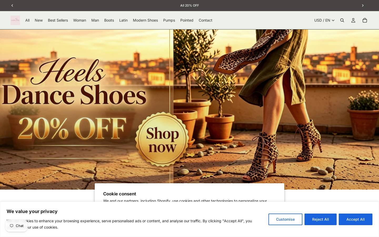 uonpie.com homepage screenshot
