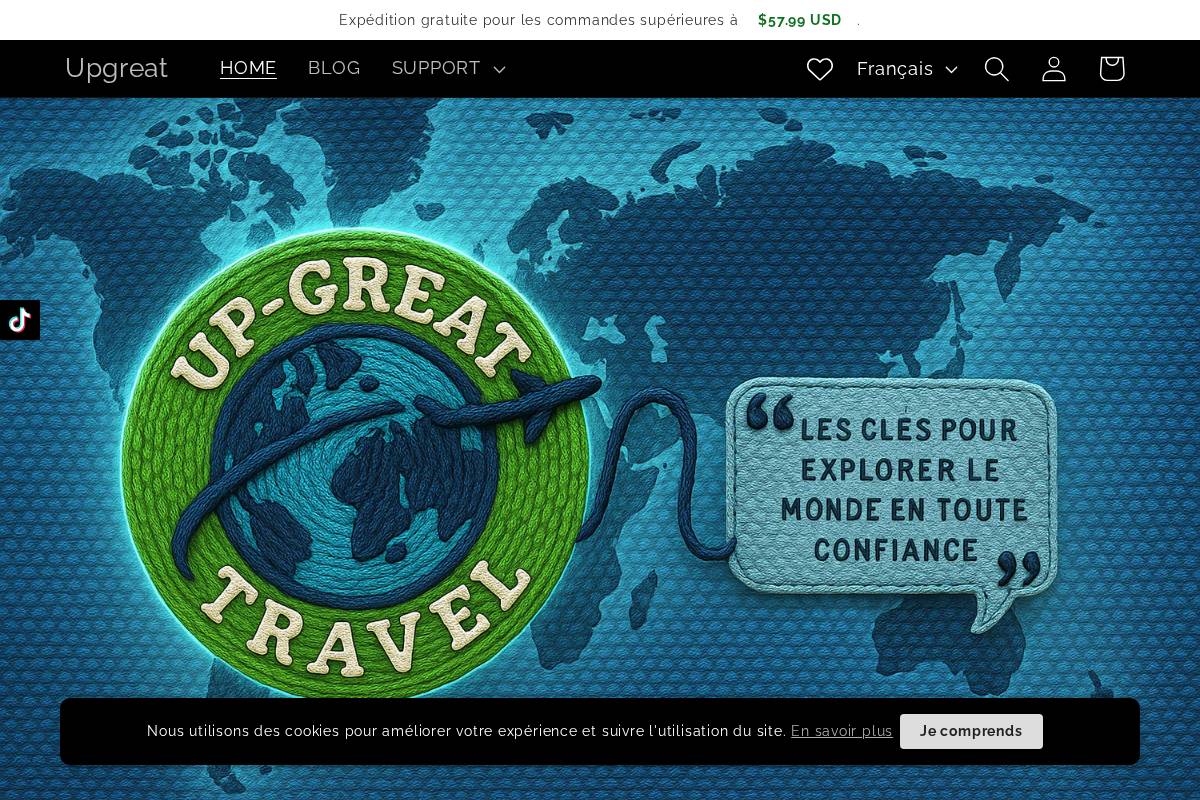 up-gr8.com homepage screenshot