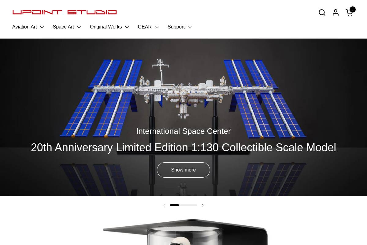 upointstudio.com homepage screenshot