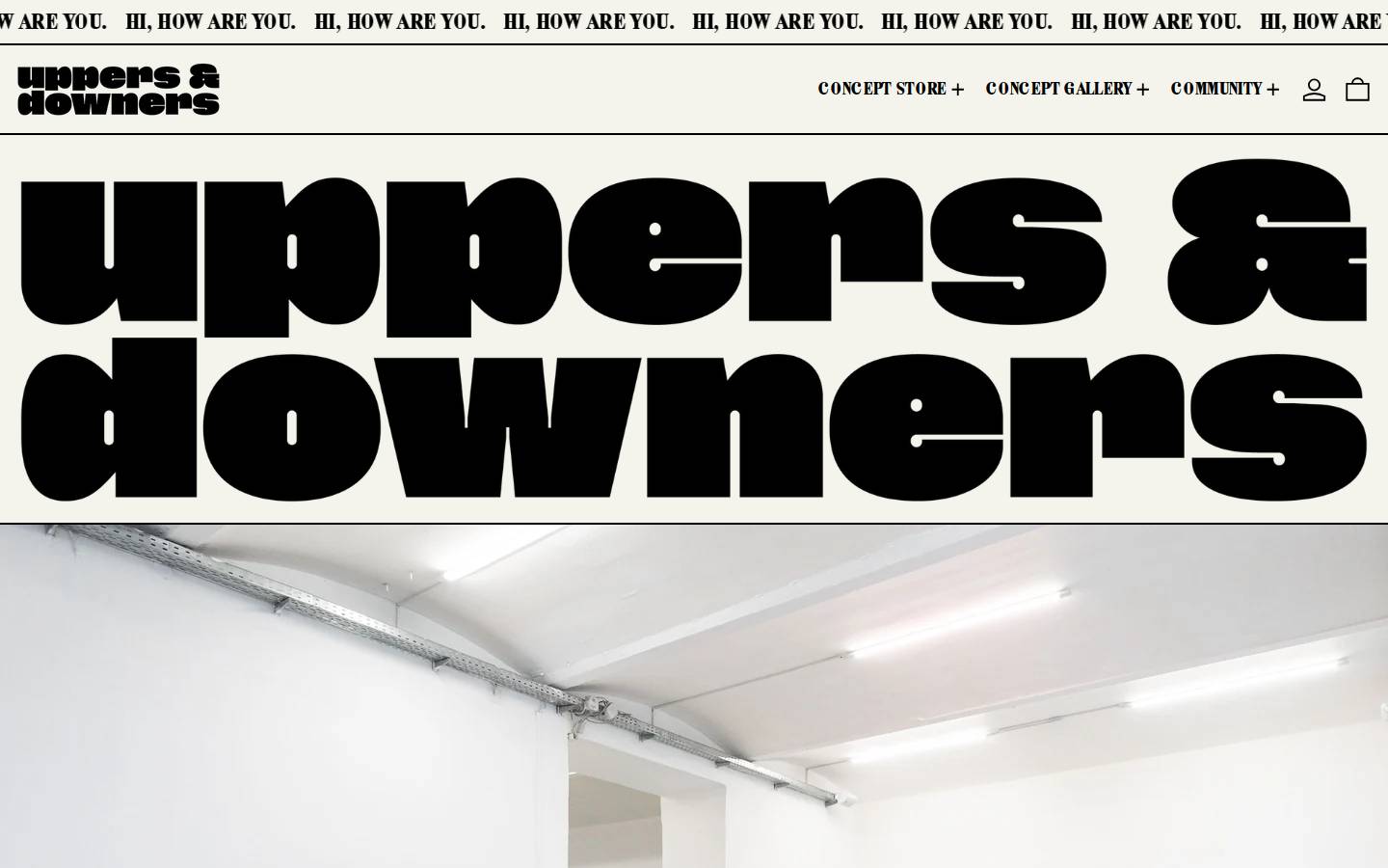 uppersanddowners.com homepage screenshot