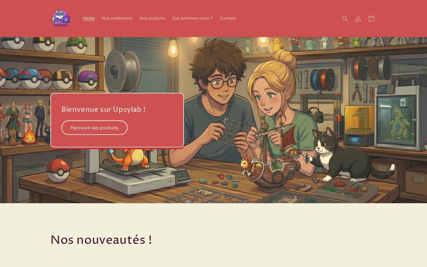 upsylab.ca homepage screenshot