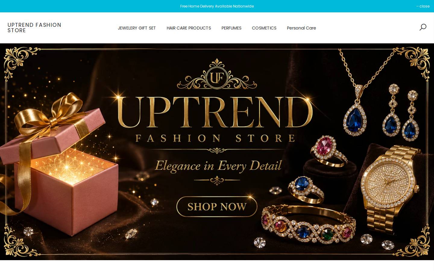 uptrendpk.store homepage screenshot