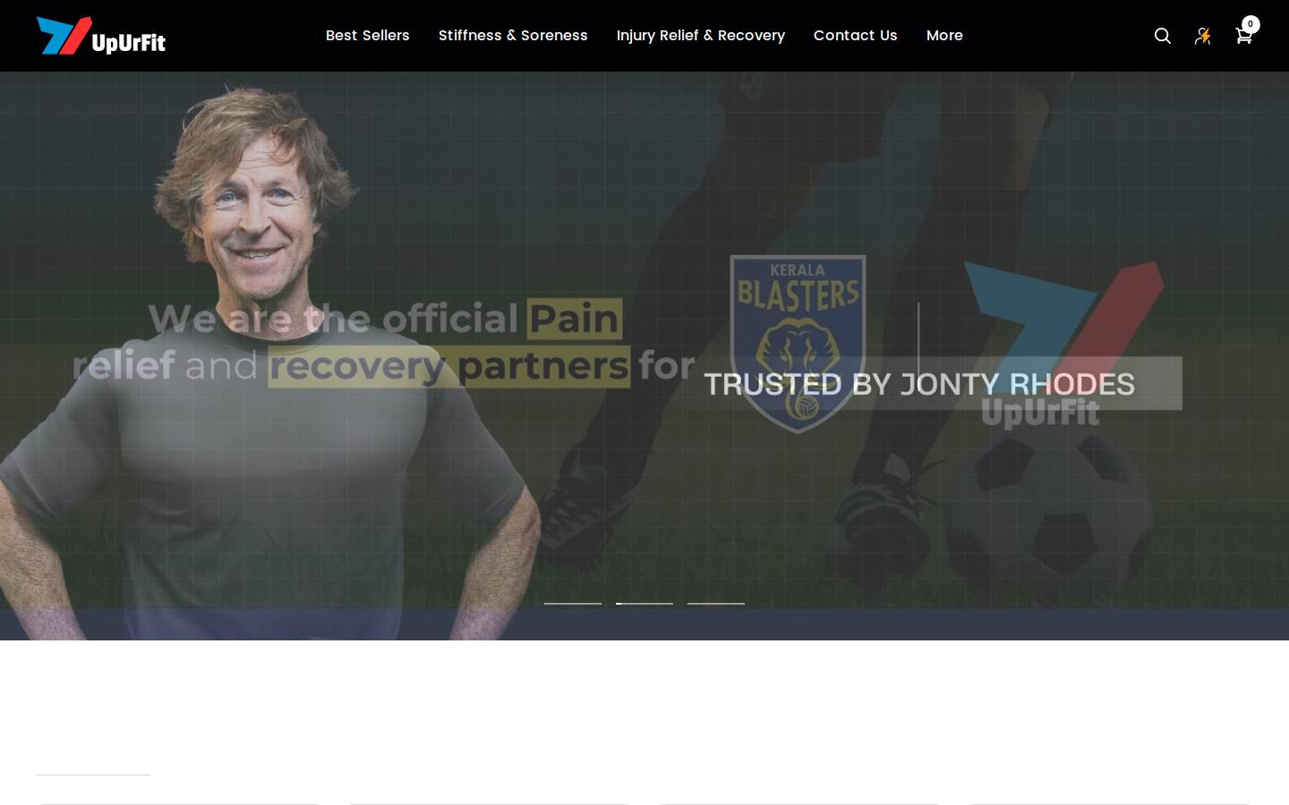 upurfit.com homepage screenshot