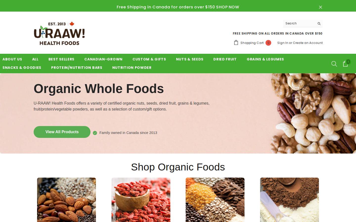 uraaw.ca homepage screenshot