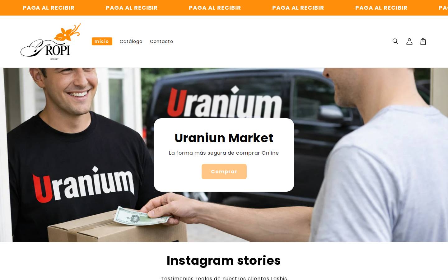 uraniun.com homepage screenshot