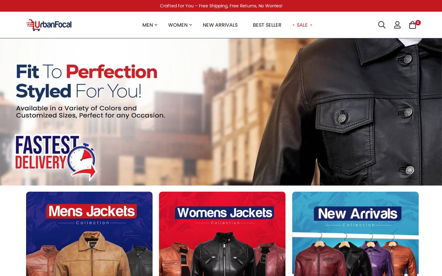 Urban Focal homepage screenshot