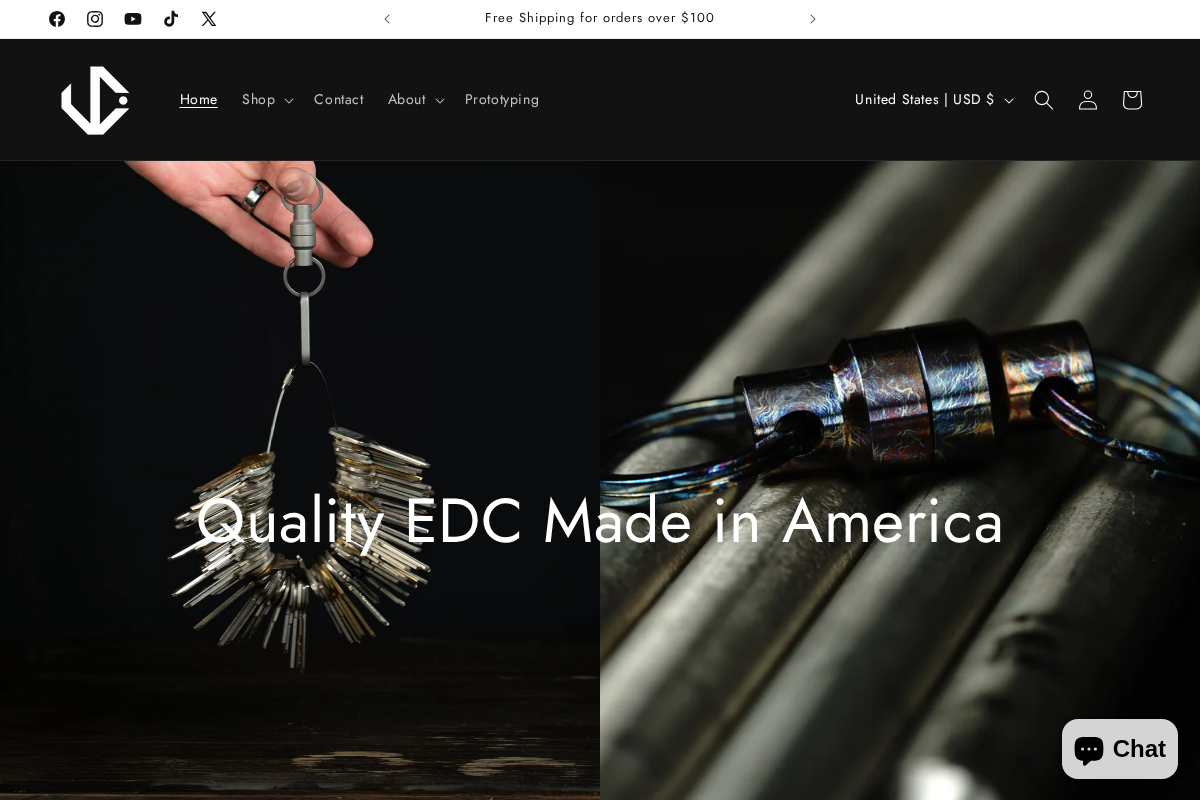 Urban Carvers homepage screenshot