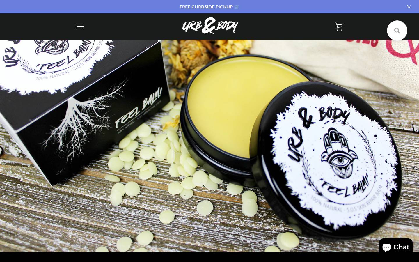 urbandbody.com homepage screenshot