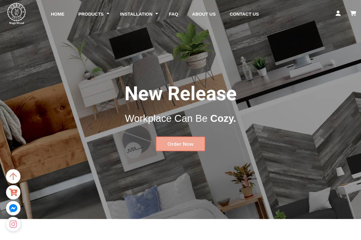 urbandecor.us homepage screenshot