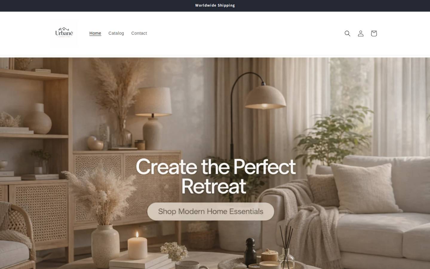 urbaneluxe.com homepage screenshot