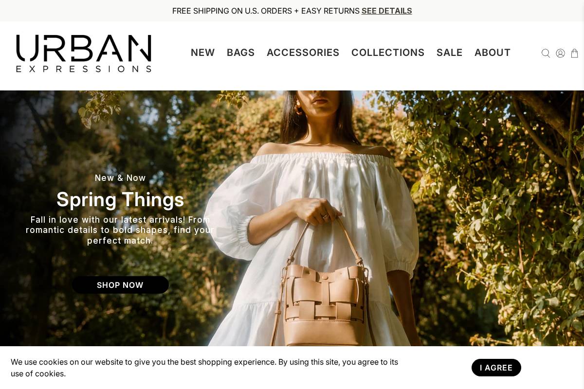 urbanexpressions.net homepage screenshot