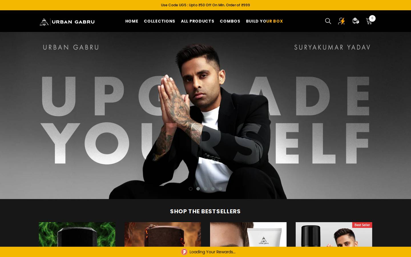urbangabru.in homepage screenshot