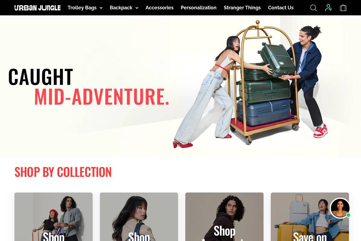 urbanjungle.shop homepage screenshot