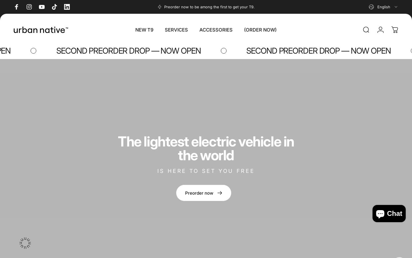 urbannative.com homepage screenshot