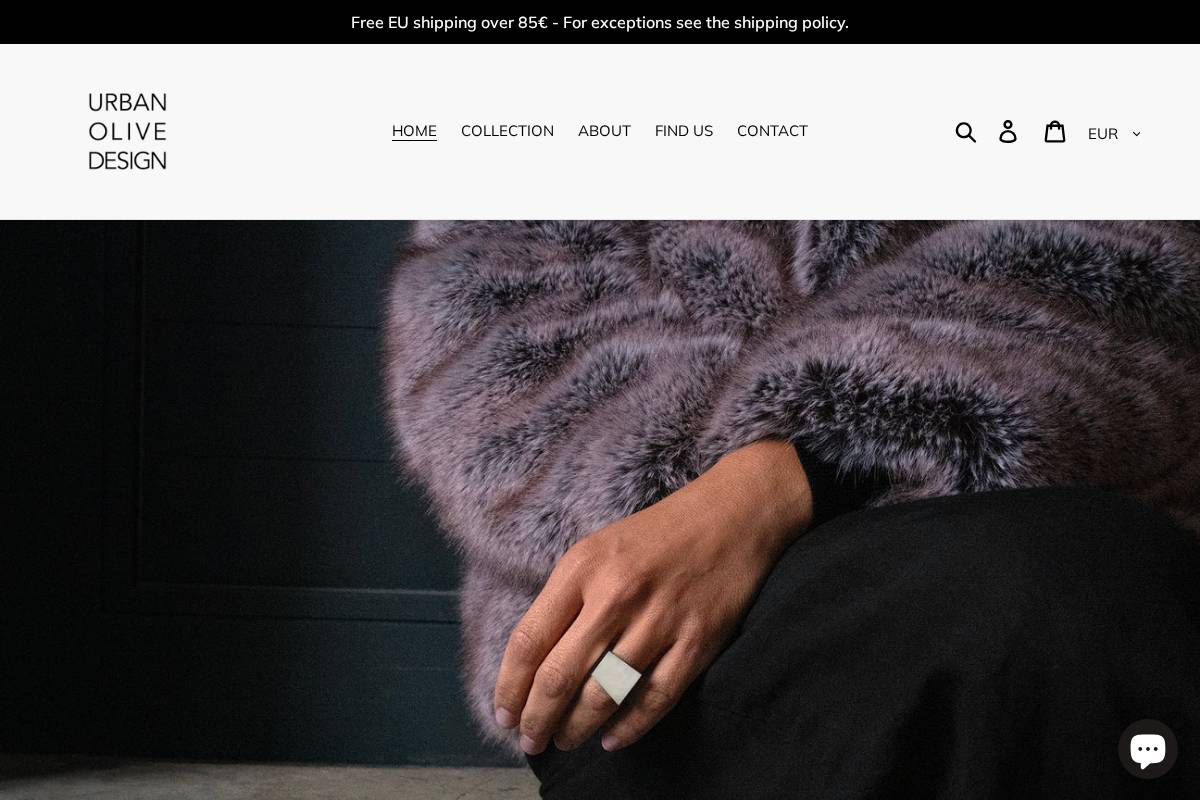 urbanolivedesign.com homepage screenshot