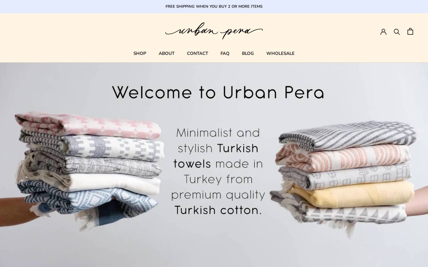 urbanpera.com homepage screenshot