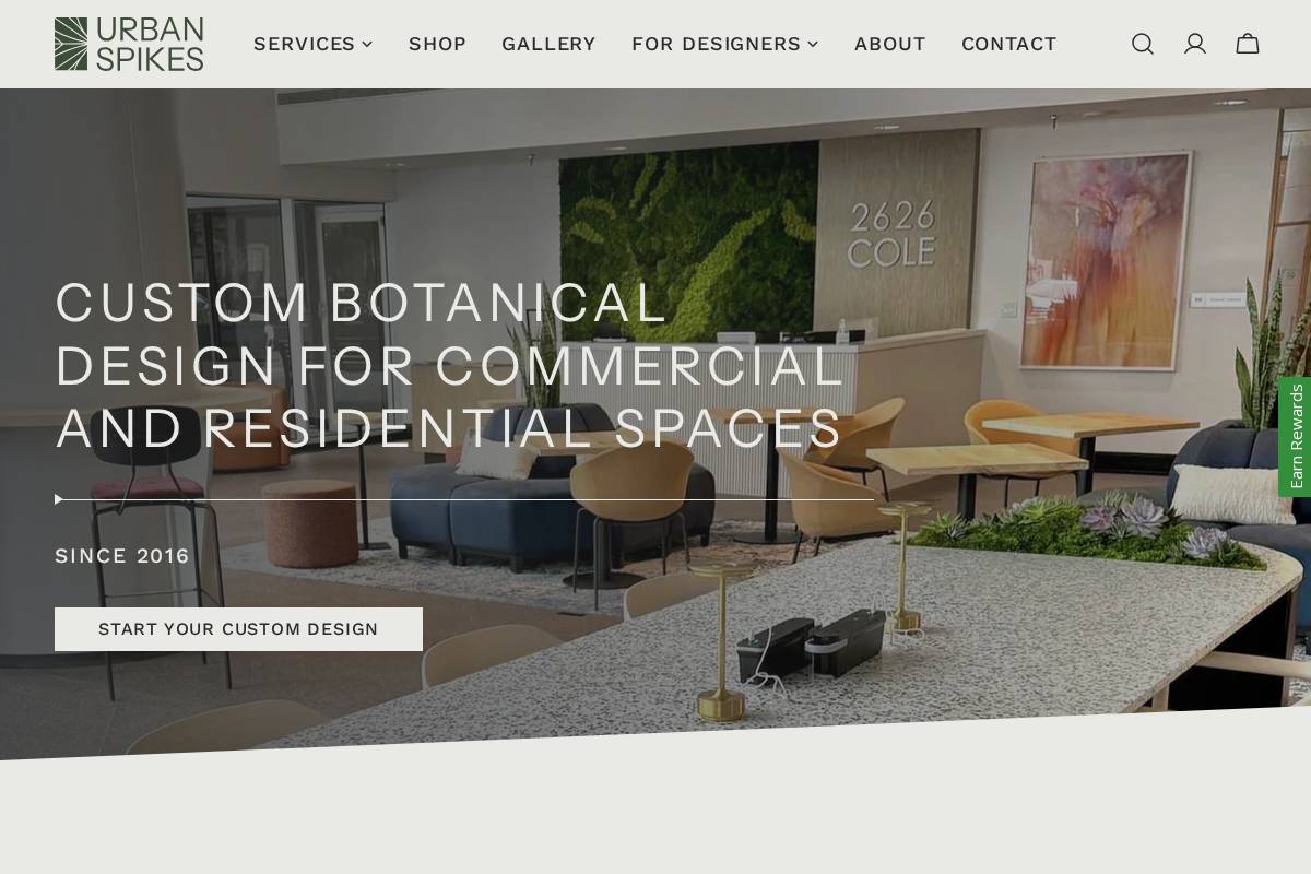 urbanspikes.com homepage screenshot