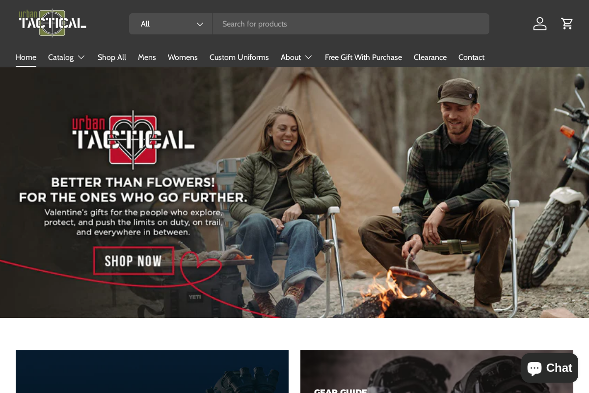 urbantactical.com homepage screenshot