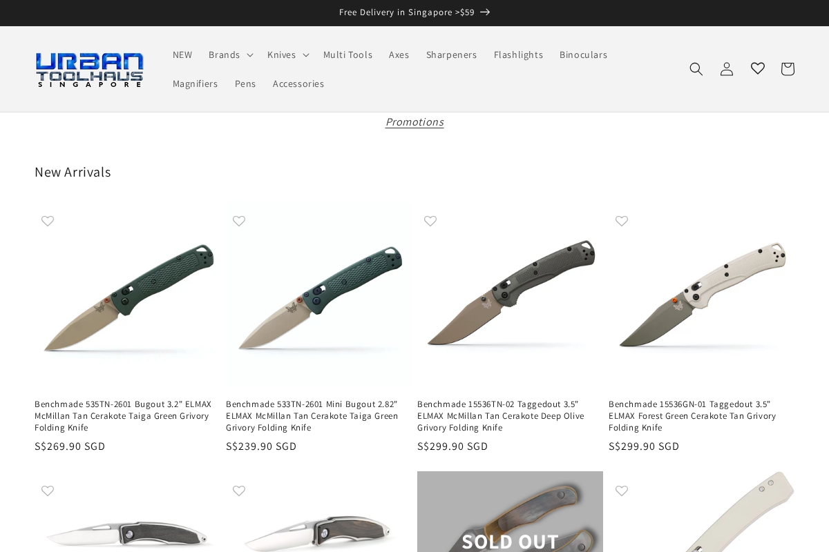 Urbantoolhaus (Singapore) Pte Ltd homepage screenshot