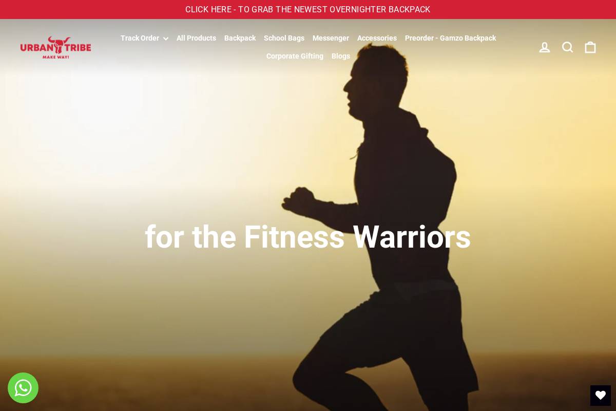 urbantribe.in homepage screenshot