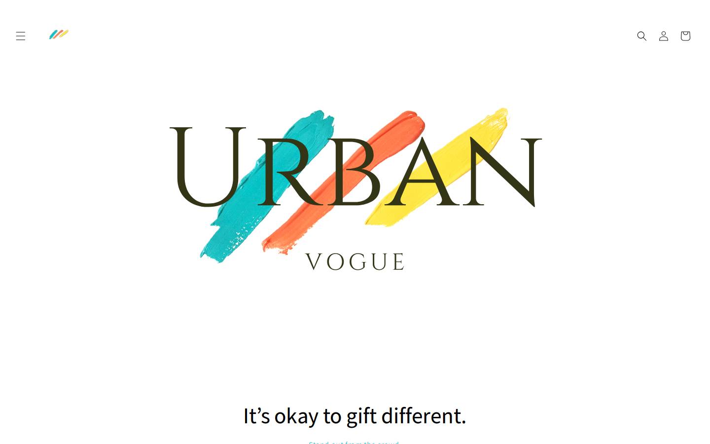 urbanvoguegifts.com homepage screenshot