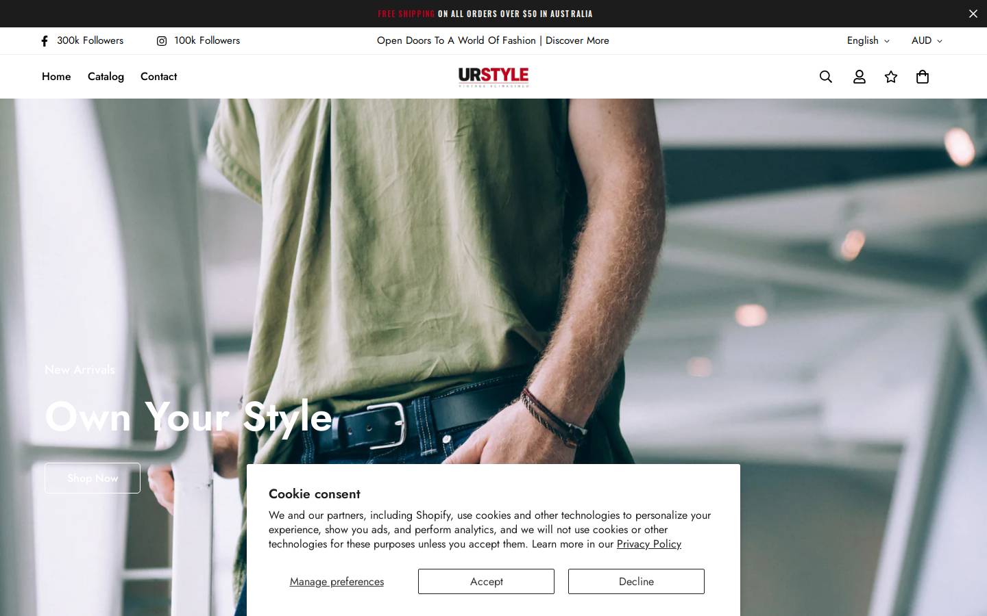 urbanwald.de homepage screenshot
