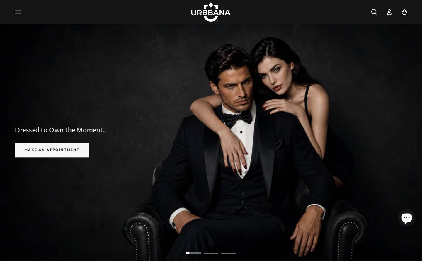 urbbana.com homepage screenshot